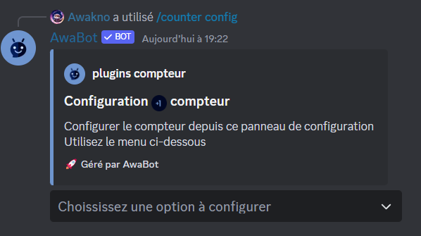 Panneau de configuration